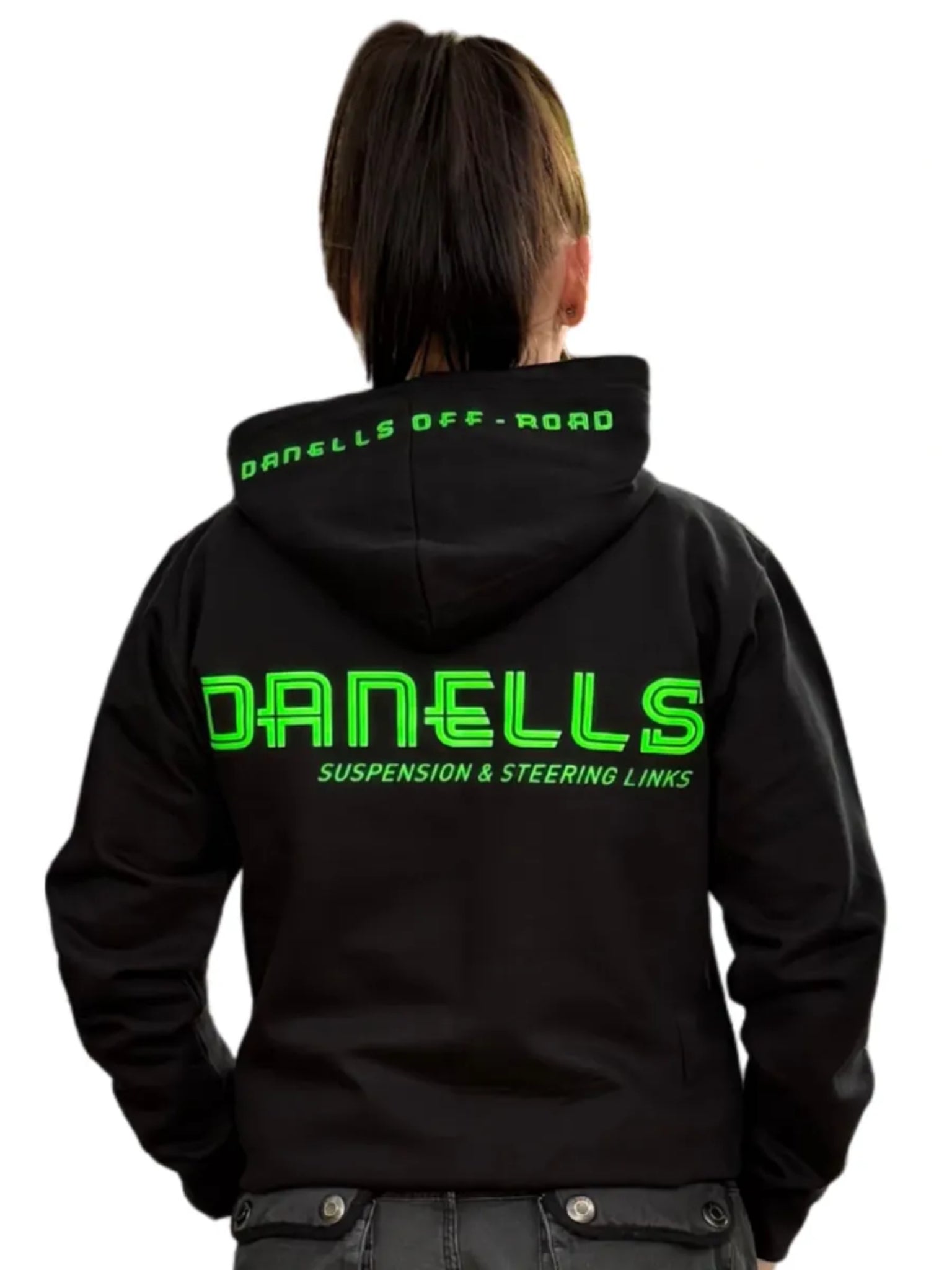 Lime Green/Black Hoodie