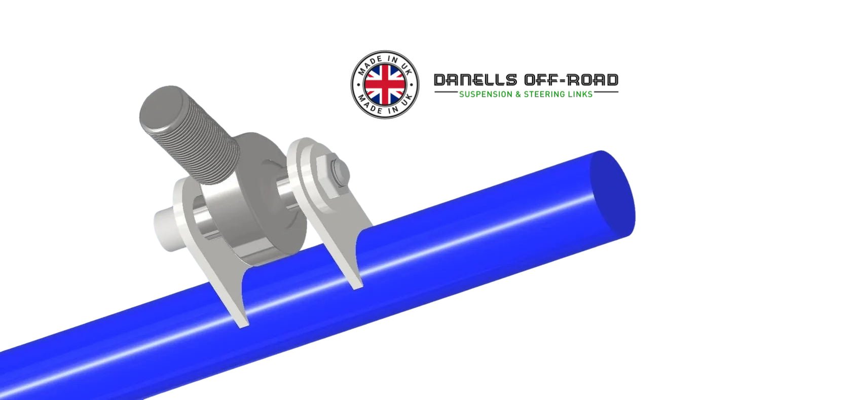 2" Tube Tab Mount (Roll Cage Brackets) M16 bolt hole - Danells Off - Road