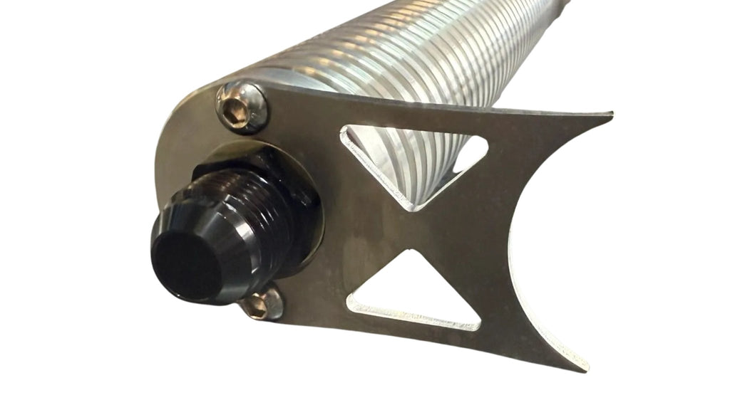 2" Universal Oil Cooler with fittings and Brackets - Danells Off - Road