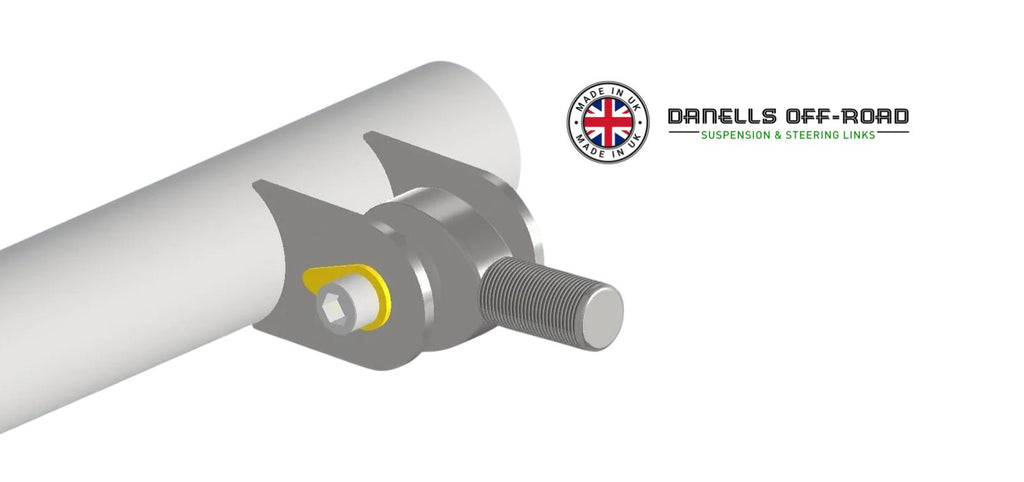 3" Tube Tab Mounts (Axle Brackets) M16 bolt hole - Danells Off - Road