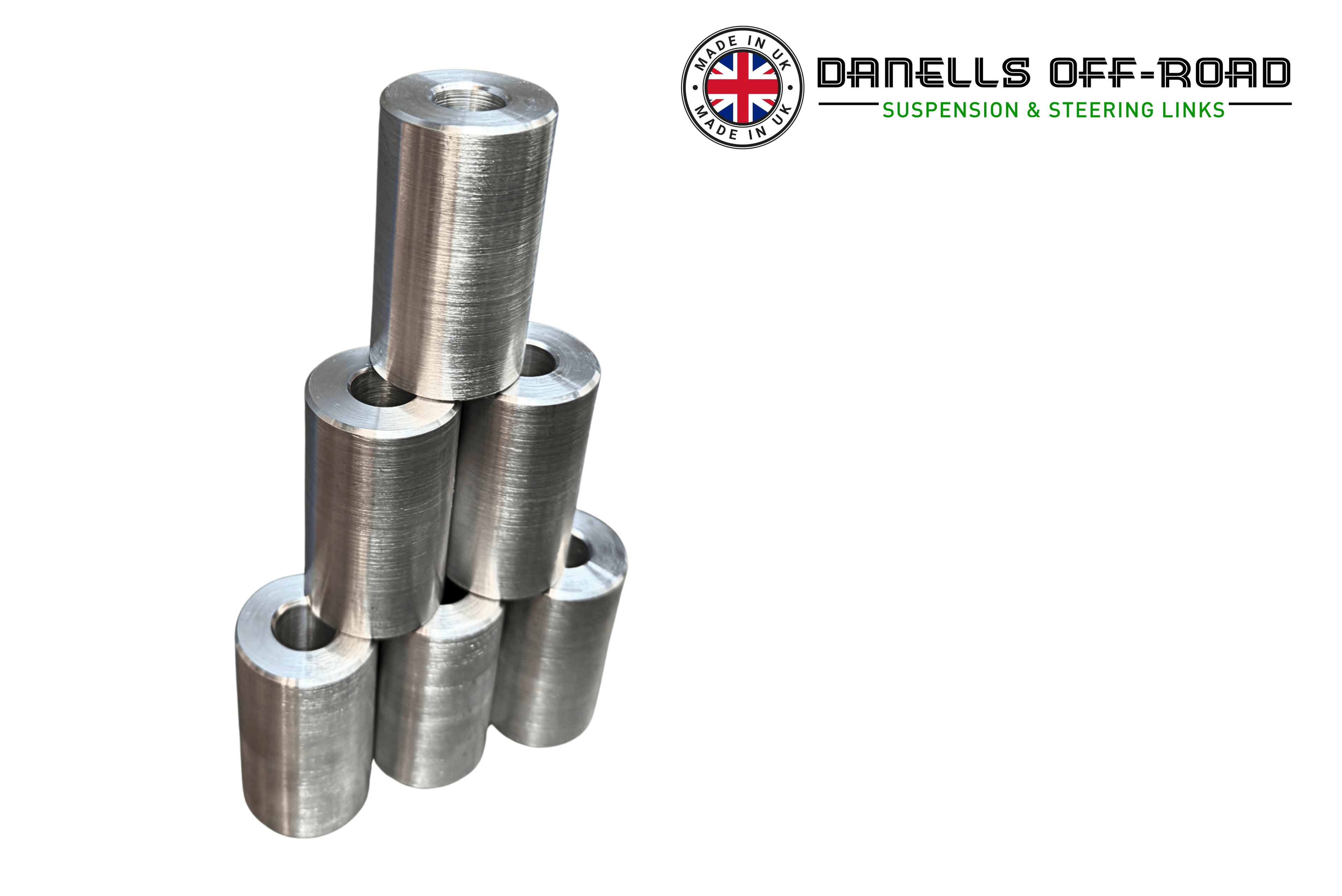 45mm Shock Mount Weld Spacers - Danells Off - Road