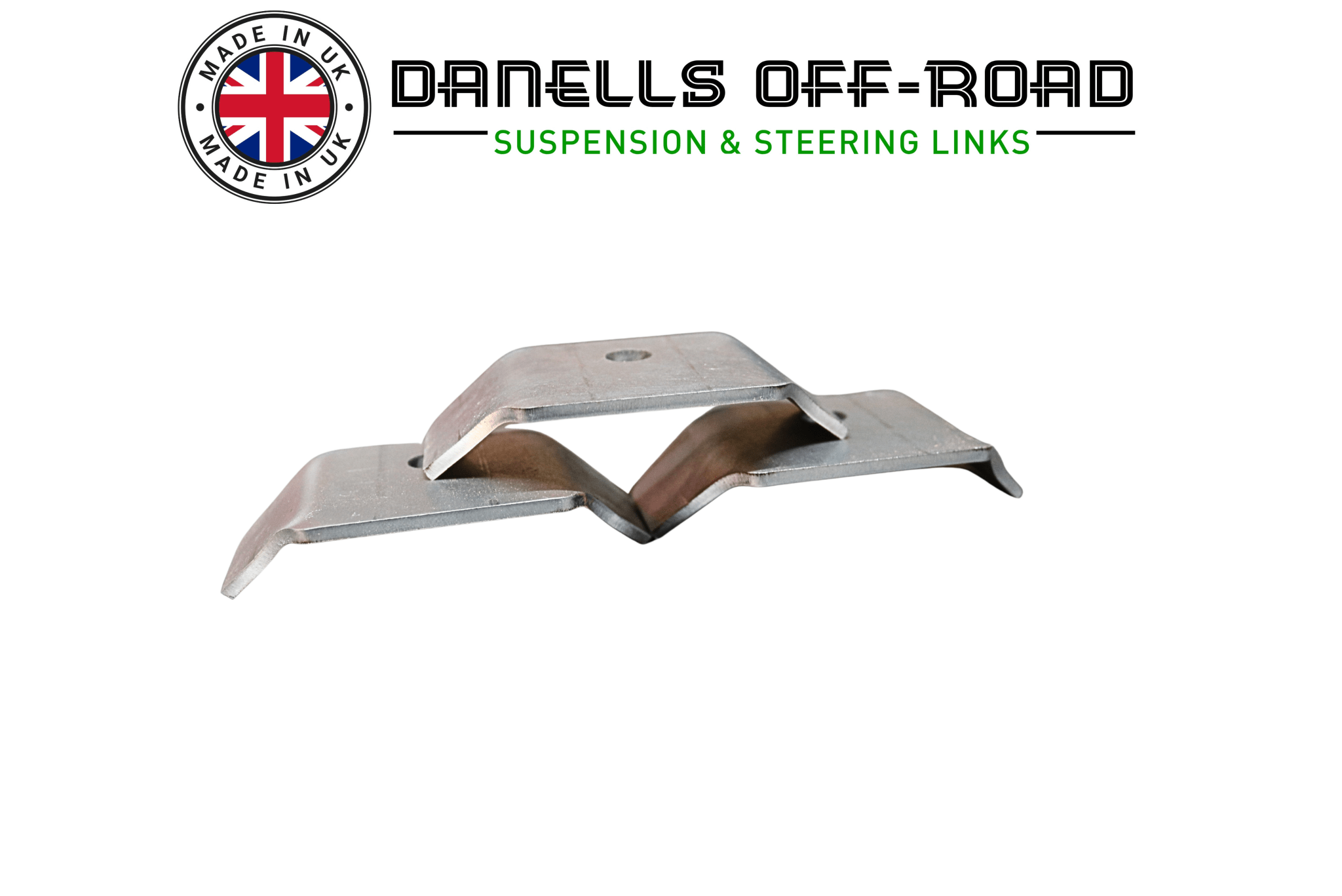 Flat 2" Roll Cage Mount 10mm Hole - Danells Off - Road